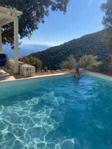 Adeles Pilates Retreats View in Pool scaled