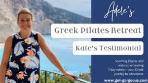 Pilates holidays in Greece Kate's comments
